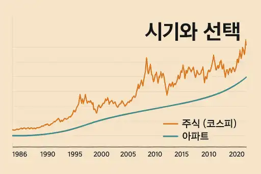 아파트와 주식, 수익률과 리스크의 균형 잡기